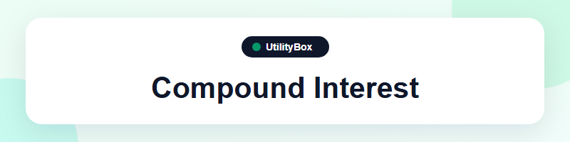 UtilityBox Compound Interest